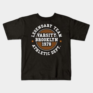 varsity brooklyn 1978 Kids T-Shirt